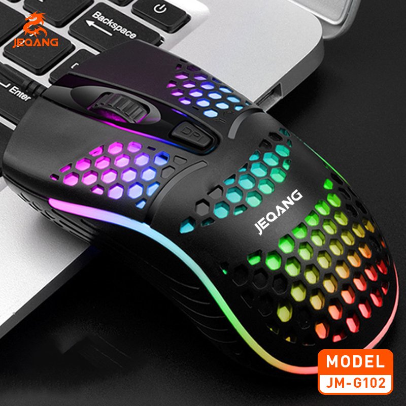 JEQANG JM-G102 – Souris Gaming Filaire RGB – Image 3